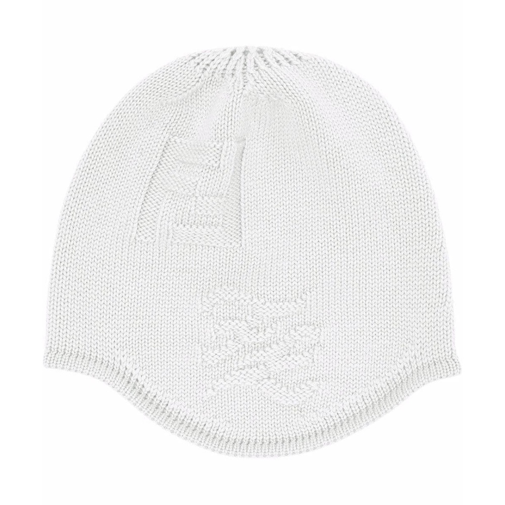 Fendi White Knit Beanie